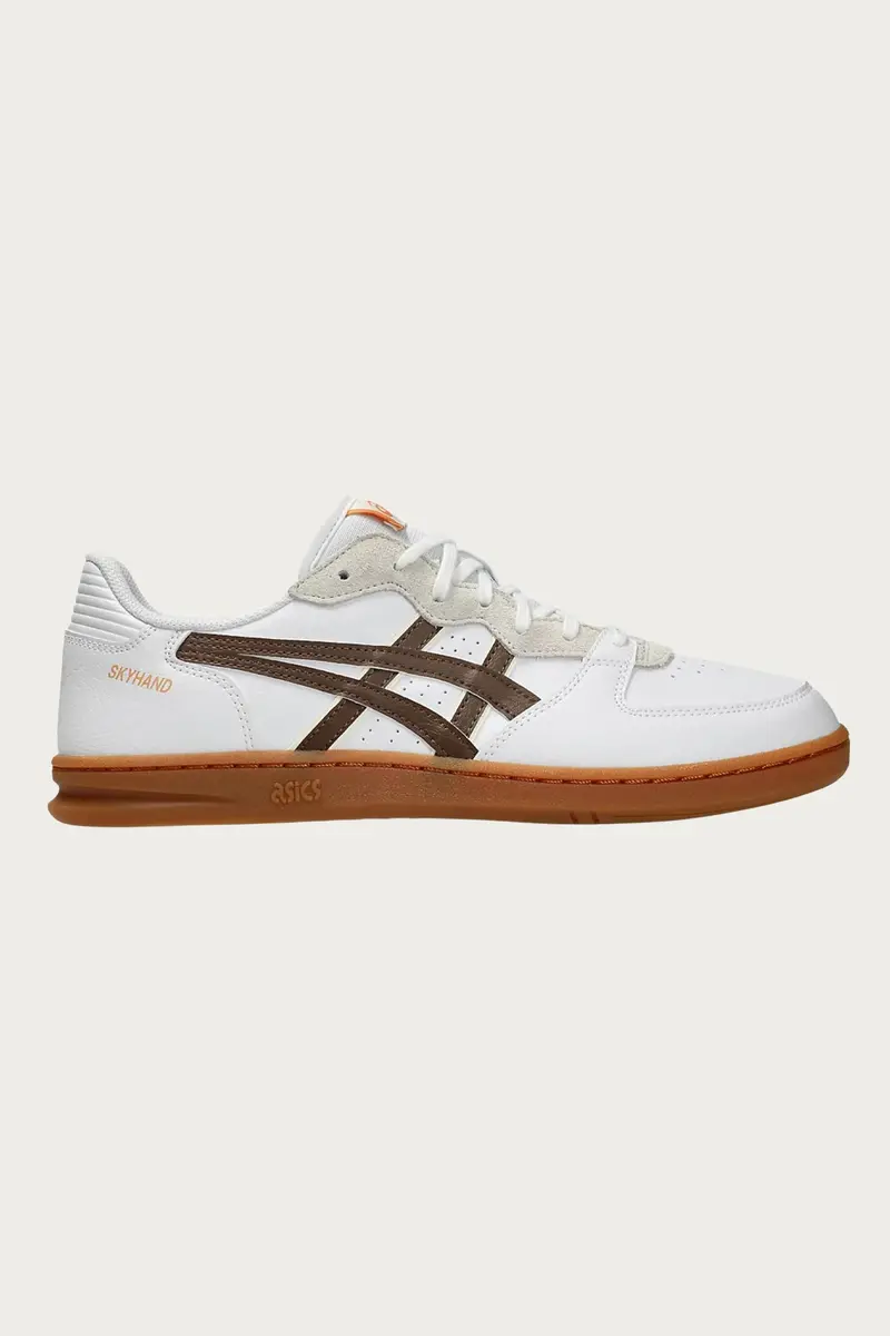 Skyhand Og Sneakers In White And Mahogany 1