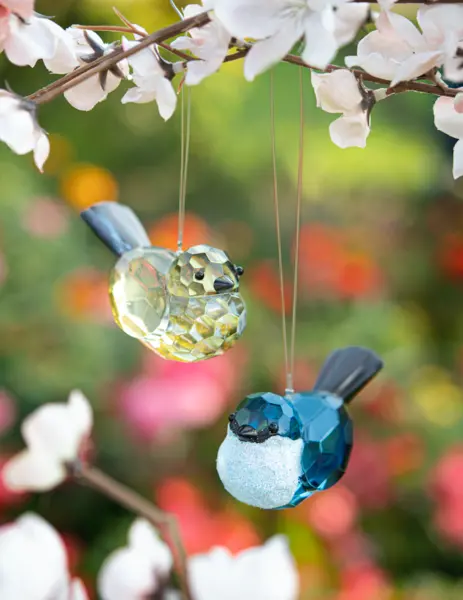 Songbird Silhouette Acrylic Ornament (3.25") 1