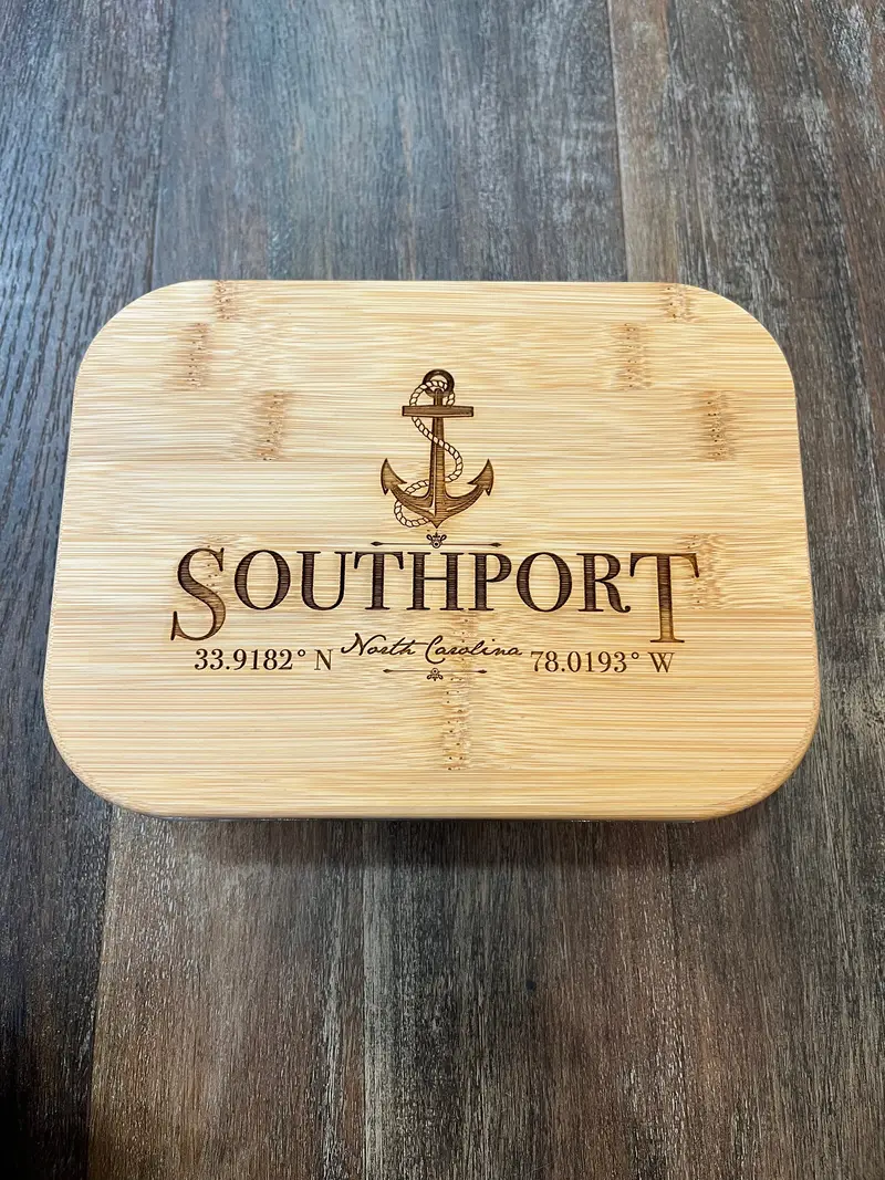 Southport Custom Glass Food Storage Containers With Etched Design 3