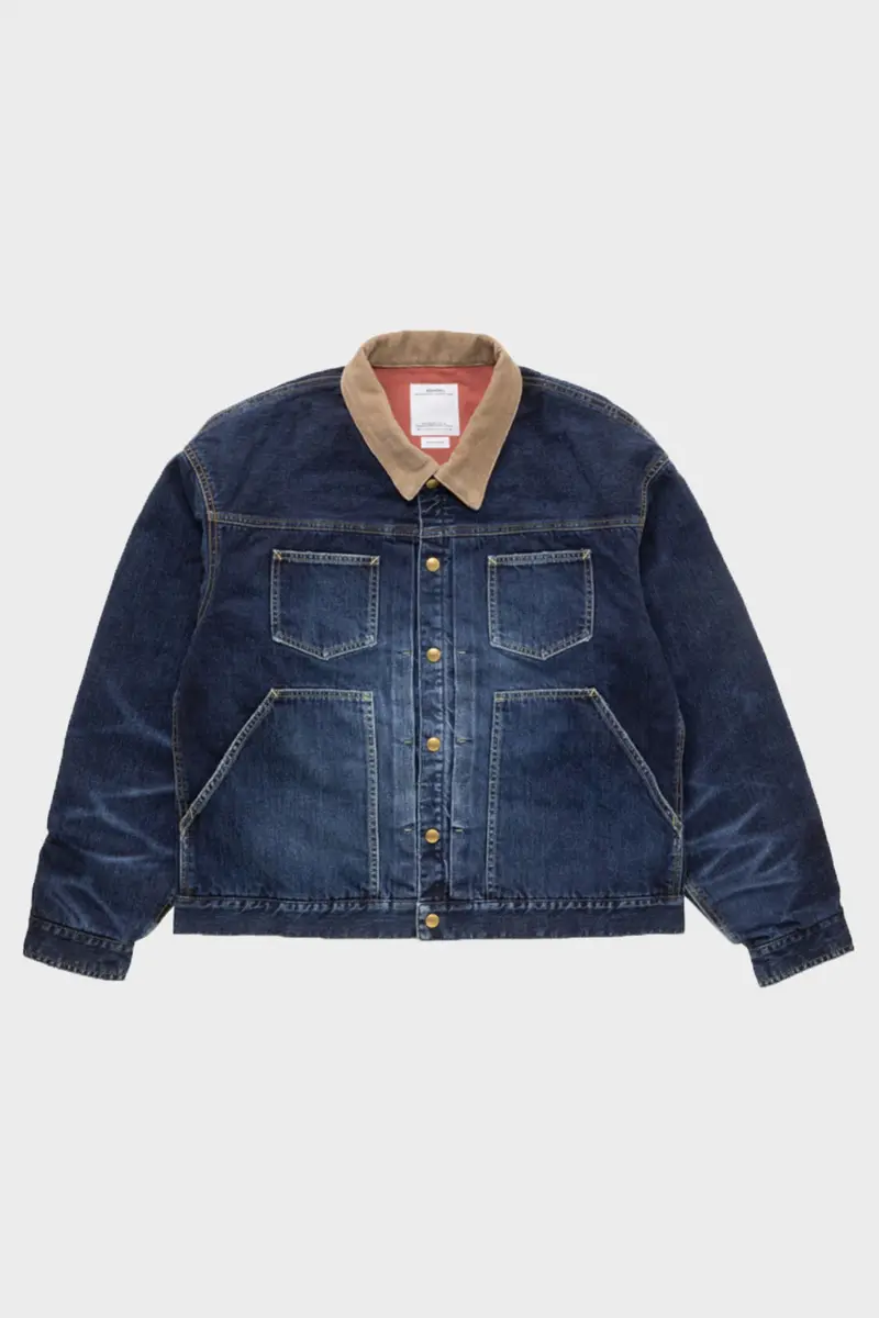Ss Waysee Distressed Jacket – Deep Indigo 1