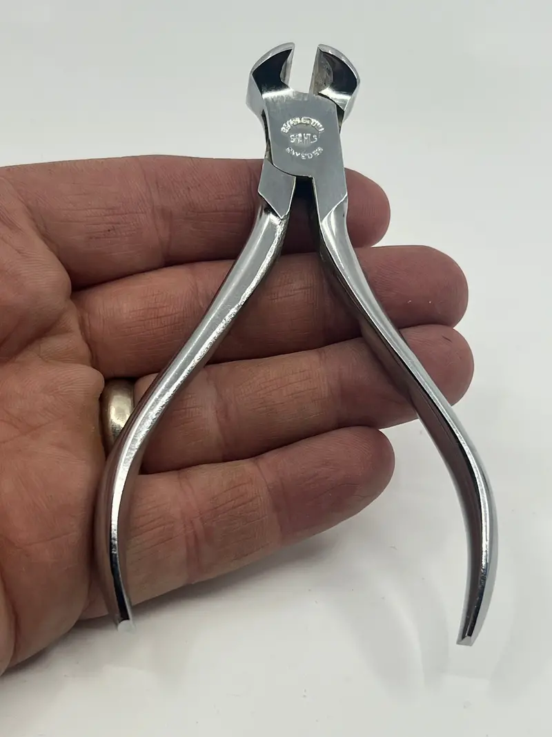 Stahls Eskilstuna No. 315 Chrome-Plated End Cutter — Polished Finish, Swedish-Made, Nos 1
