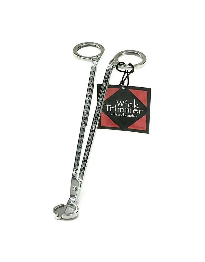 Stainless Steel Wick Trimmer For Candles – Precision Silver Tool 1