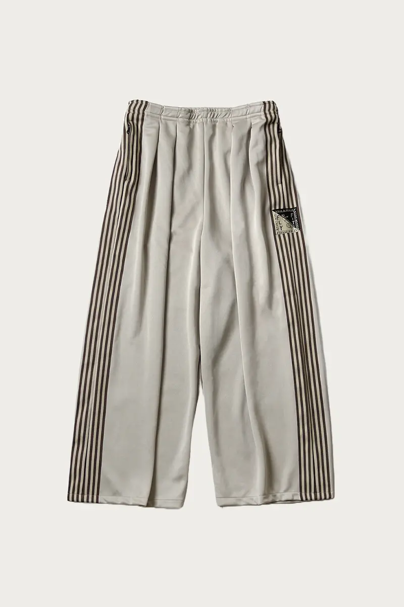 Stantman&Woman Baggy Truck Pants – Banner Stripe In Beige Jersey 1
