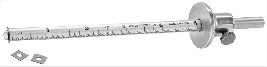 Starrett 29B Marking And Scratch Gauge – 6-Inch Blade With 64Th-Inch Graduations, Usa-Made 1