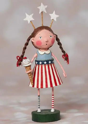 Stars, Stripes & Sprinkles Figurine – Patriotic Lori Mitchell Piece 1