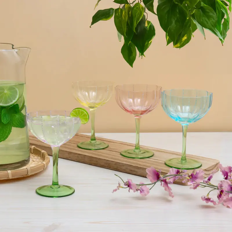 Stemmed Wine Glass Collection Featuring Four Distinct Silhouettes 1