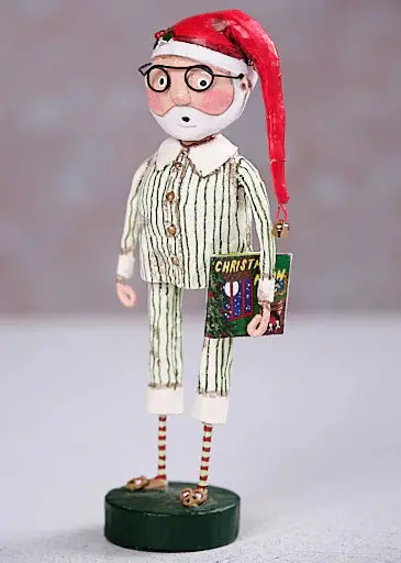 Storytime Santa Reading Figurine By Lori Mitchell 1