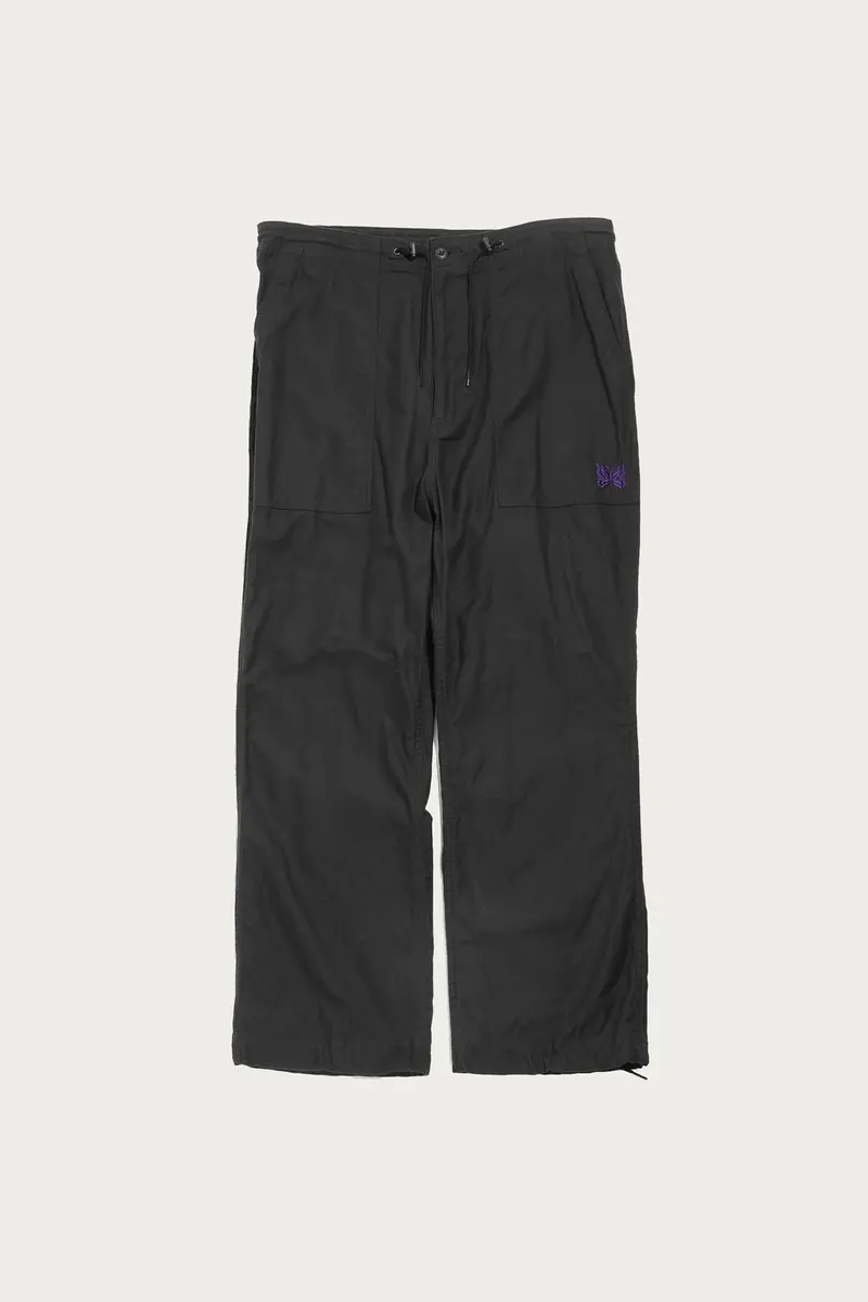 String Fatigue Pant In Black 1