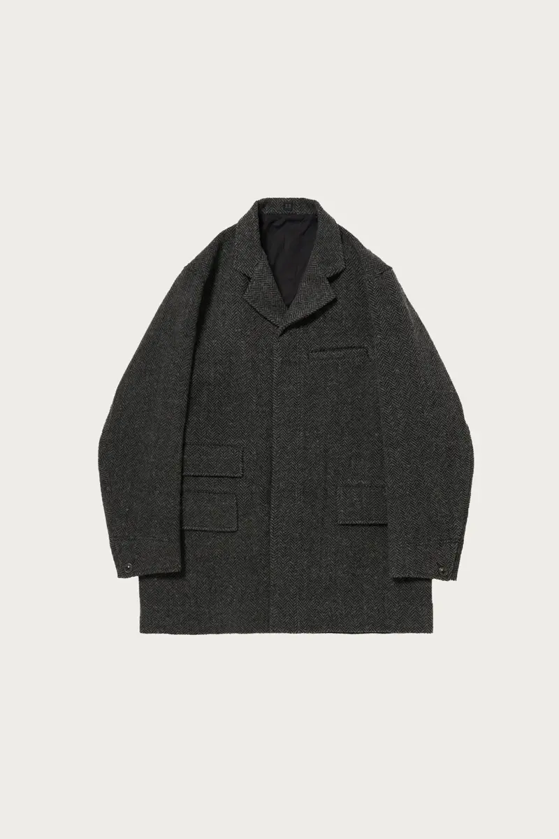 Sumi-Dyed Black Atelier Coat – Lot. 405 1