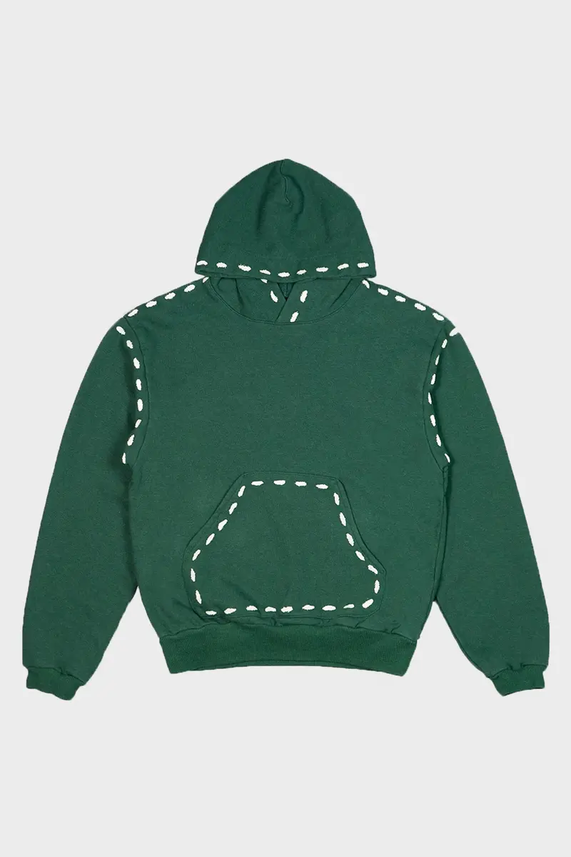 Swt Marionette Green Knit Hoodie 1