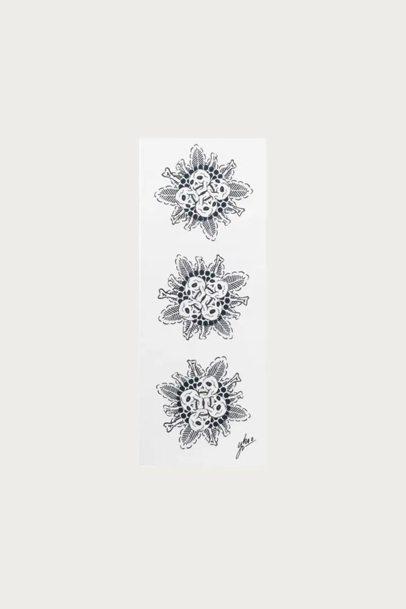 Tadanori Yokoo Artist Series Hand Towel: Skull Design 1