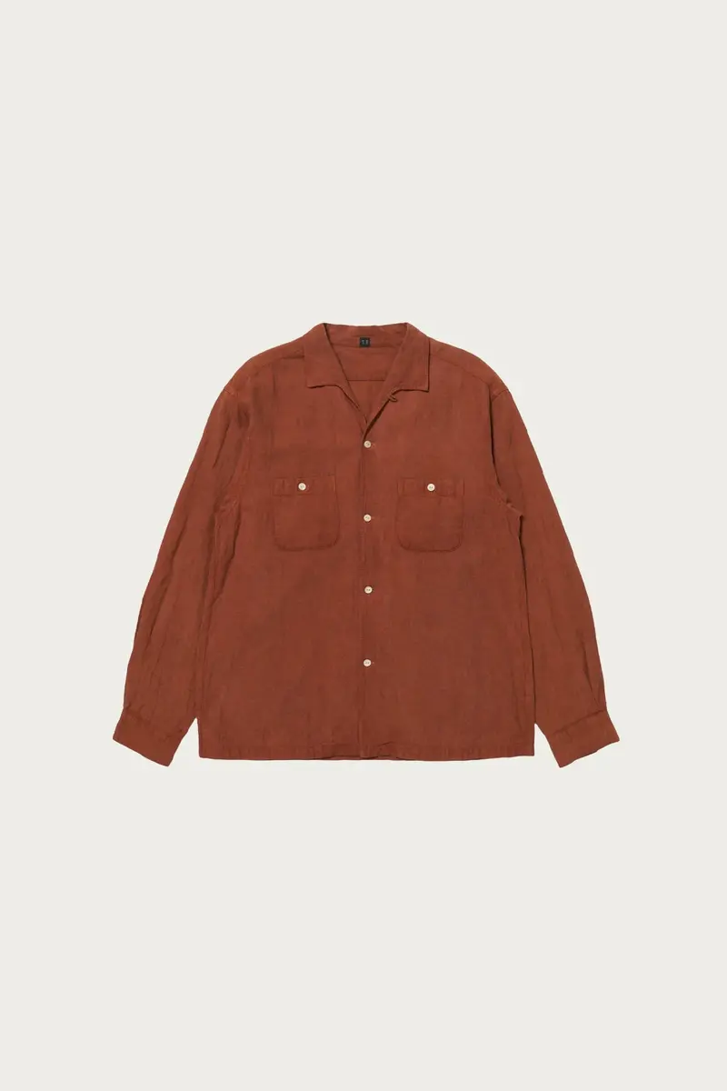 Techi Tree-Dyed Brown Sir Guy Shirt – Lot. 102 1