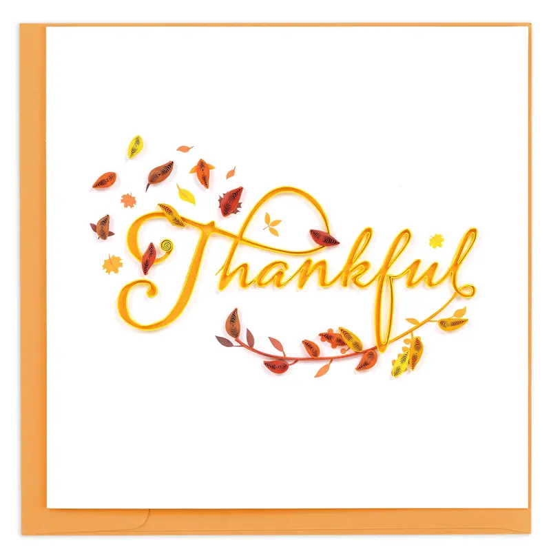 Thankful Heart Quilled Greeting Card 1