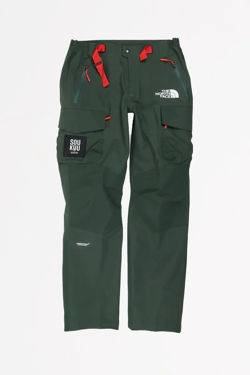 The North Face X Undercover Soukuu Geodesic Shell Pant In Dark Cedar Green 1