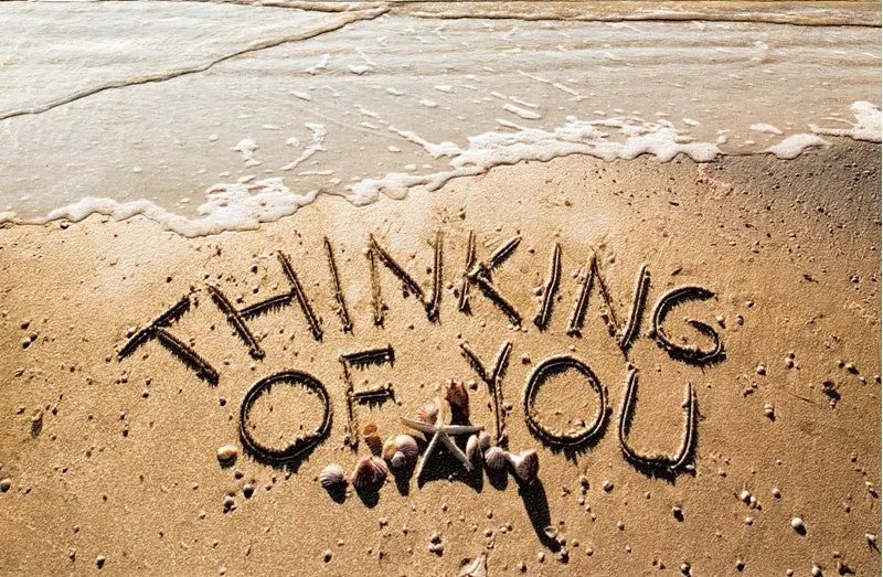 Thoughtful 'Thinking Of You' Greeting Card 1
