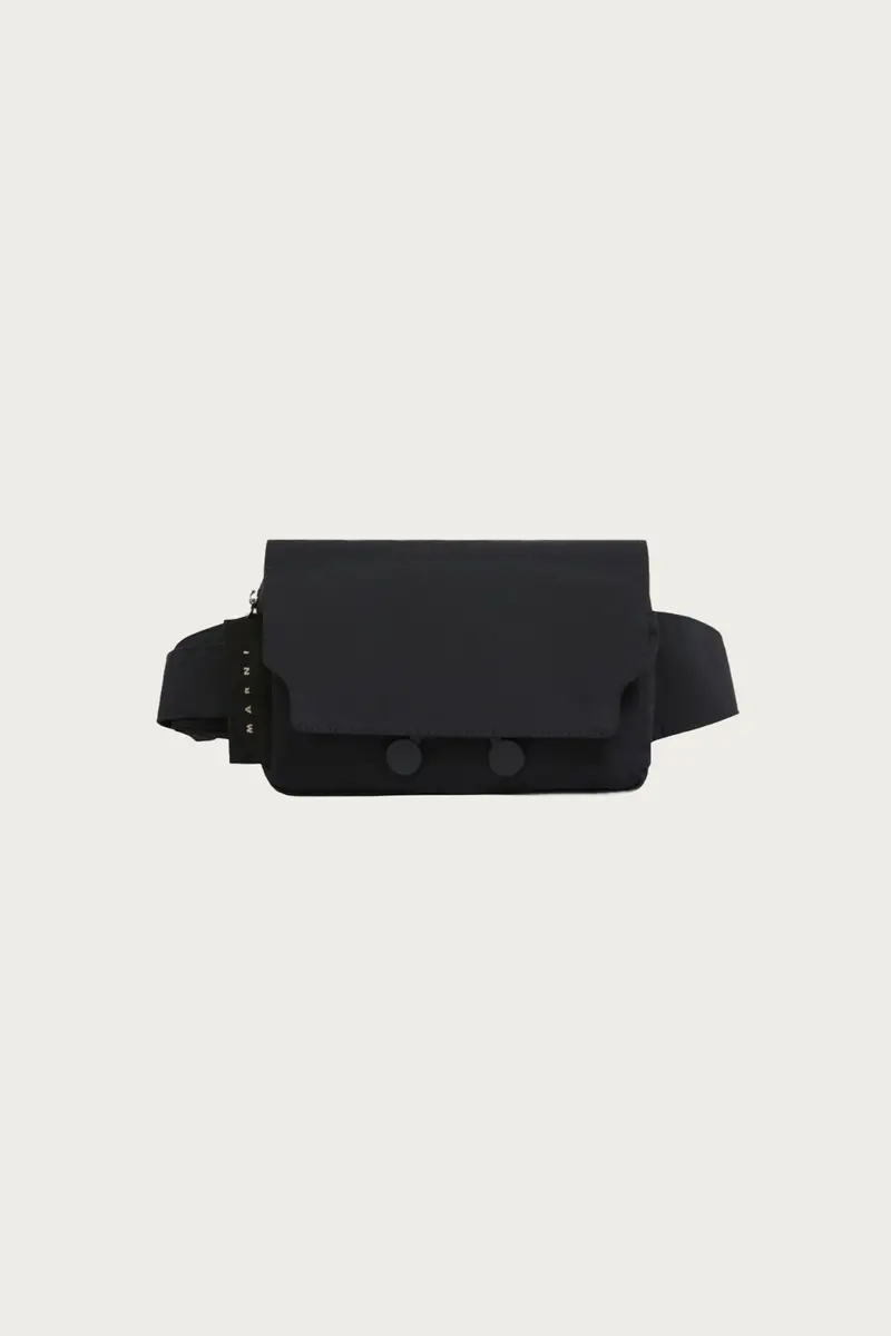 Trunkaroo Branded Zip Pouch In Black 1
