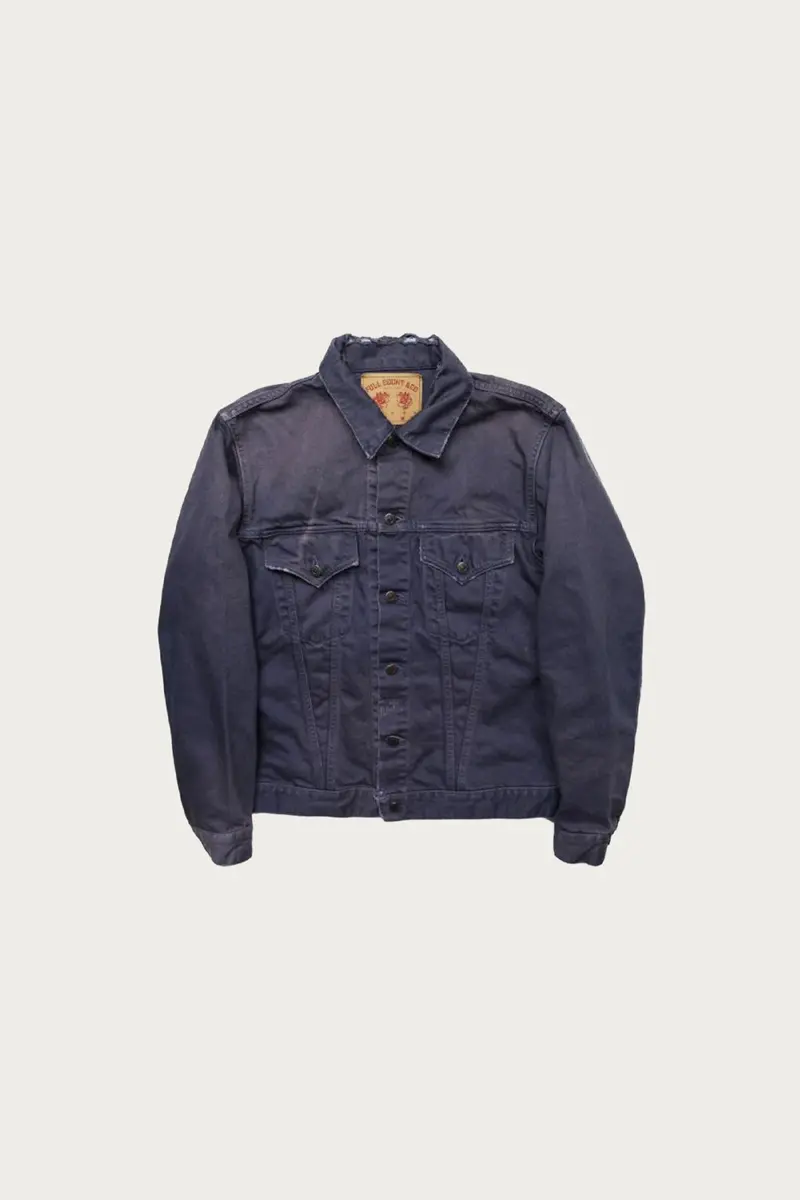 Type 3 Damaged Twill Jacket – Eggplant Purple 1