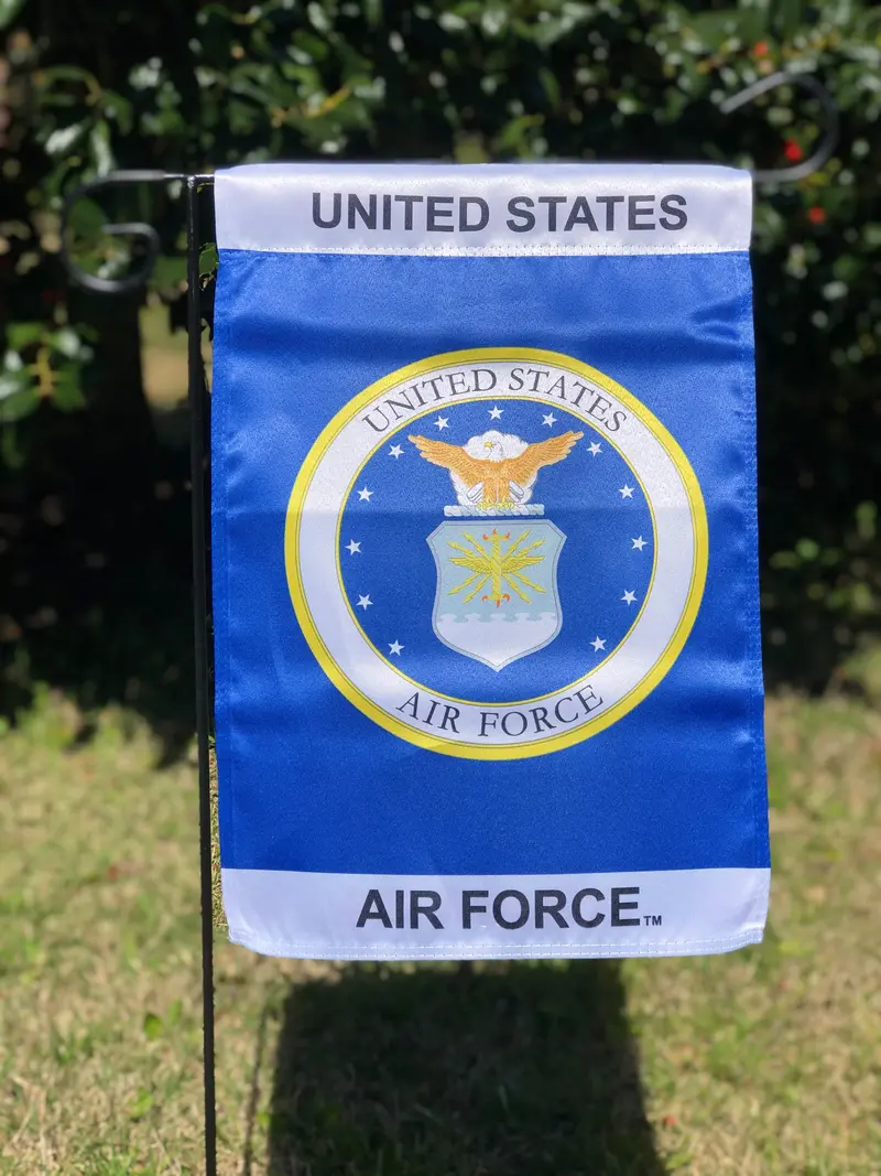 U.S. Air Force Emblem Lustre Garden Flag – Outdoor Display 1