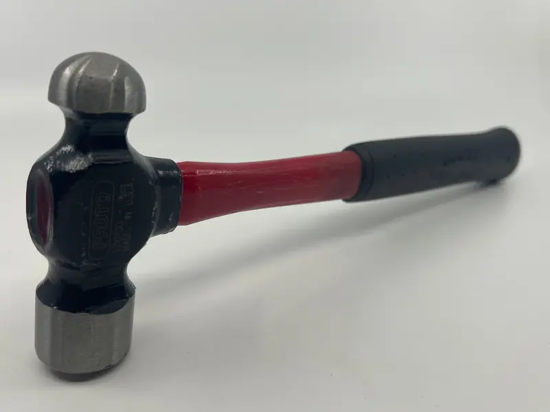 Vintage Proto Usa-Made 16-Ounce Ball-Pein Hammer With Fiberglass Handle 1