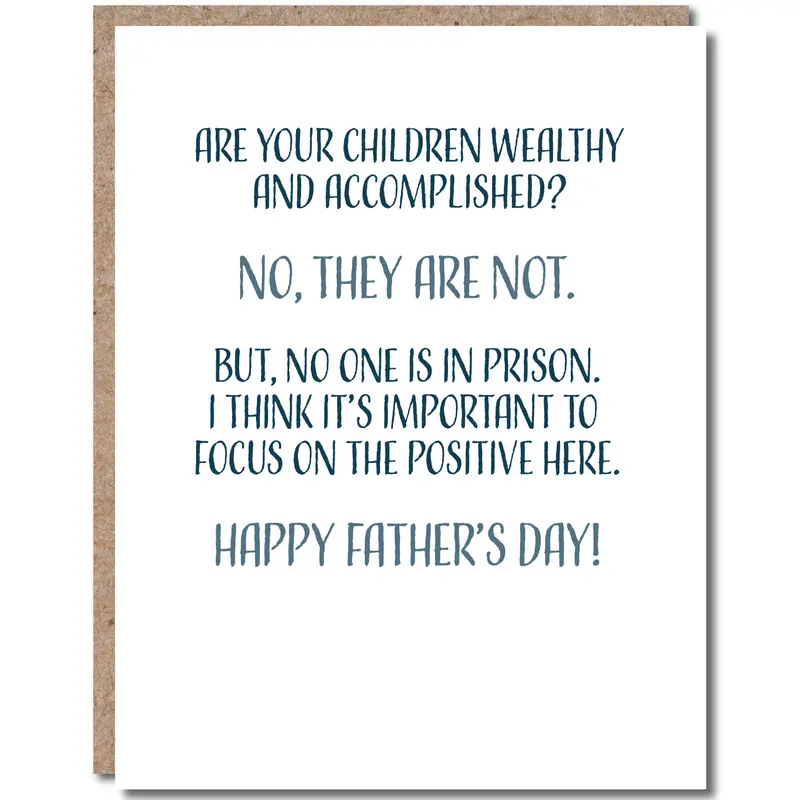 Wealthy Kids Father’S Day Card – Whimsical & Witty 1