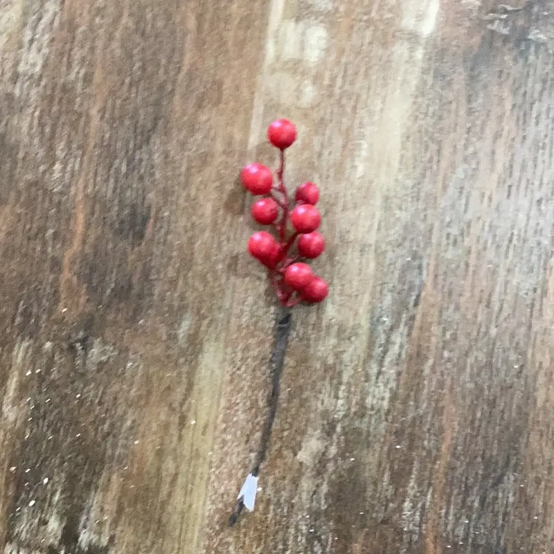 Weatherproof Mini Pick Decor – Artificial Berry Cluster For Outdoor Use 1