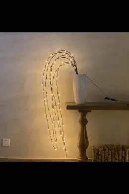 Weeping Willow Led Garland With 98 Warm White Lights 1