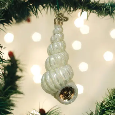 Wentletrap Shell Decorative Ornament – Natural Coastal Accent 1