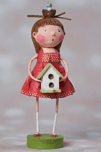 Whimsical Birdhouse Figurine By Lori Mitchell – 'Birdy'S House' 1