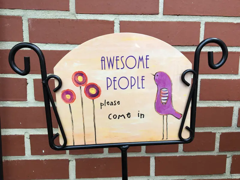 Whimsical Tweety Bird Lawn Accent Sign 1