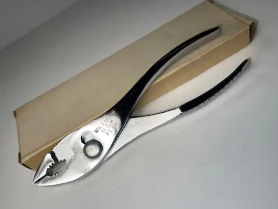 Williams Pl-6 Combination Slip-Joint Pliers – Chrome-Polished, Usa-Made Nos 1