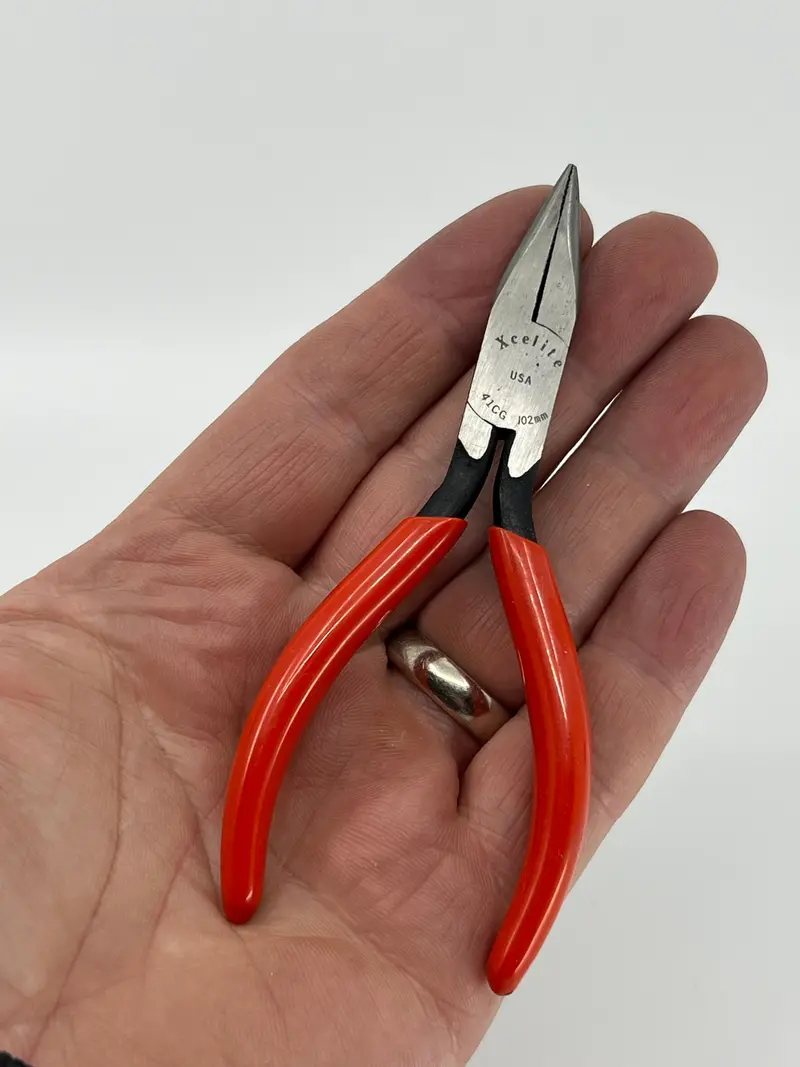Xcelite 41Cg Long-Nose Pliers – 4" Midget Style, Usa-Made (Nos) 1