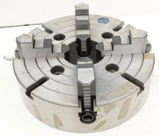 Yama Taiwan 12" 4-Jaw Independent Lathe Chuck – Flat Mount Back Design 1