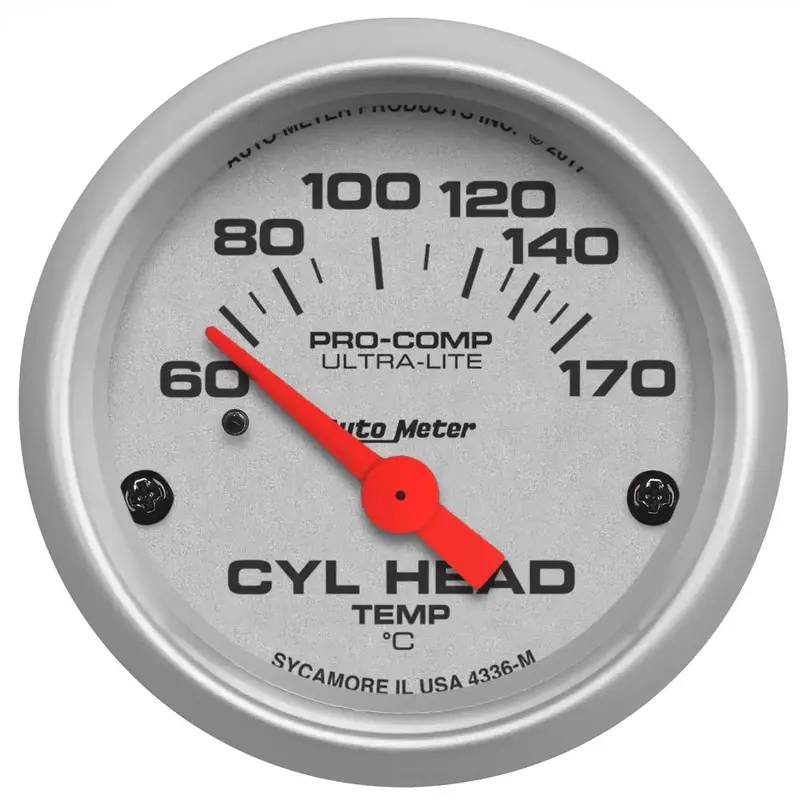 Autometer 4336-M Mechanical Gauge – Traditional Incandescent Perimeter Lighting 1