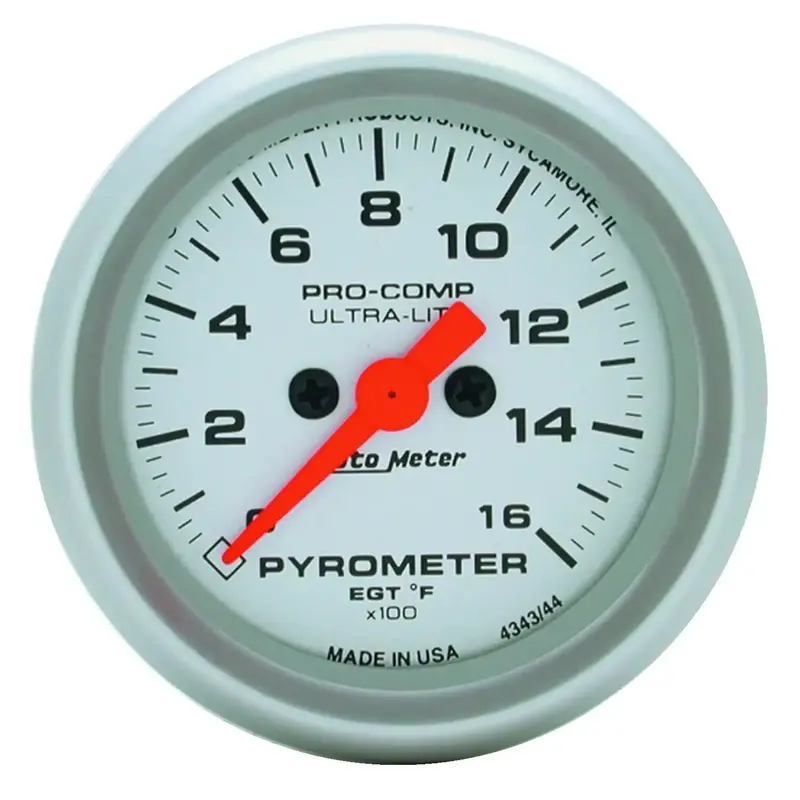 Autometer Traditional Gauge With Perimeter Incandescent Dial Lighting (Model 4444) 1