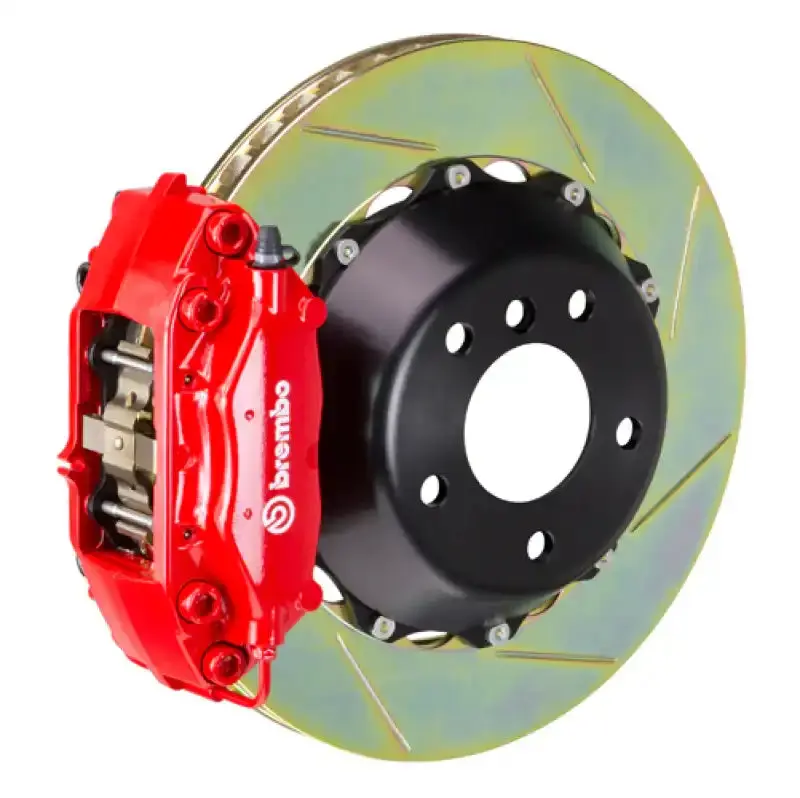 Brembo Gt Big Brake Kit – Rear, 4-Piston Calipers, 345X28Mm Slotted Two-Piece Rotors For 2006–2012 Bmw 325I (Non-Xdrive) 1