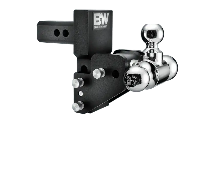 B&W Multi-Pro Tri-Ball Trailer Hitch – 2-Inch Black Towing System For Tailgate Compatibility 1