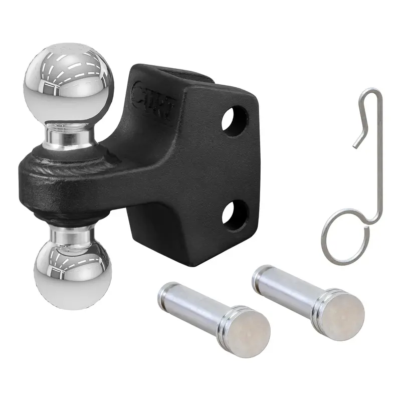 Curt 45933 Dual Ball Attachment For Weight Distribution Shank 1