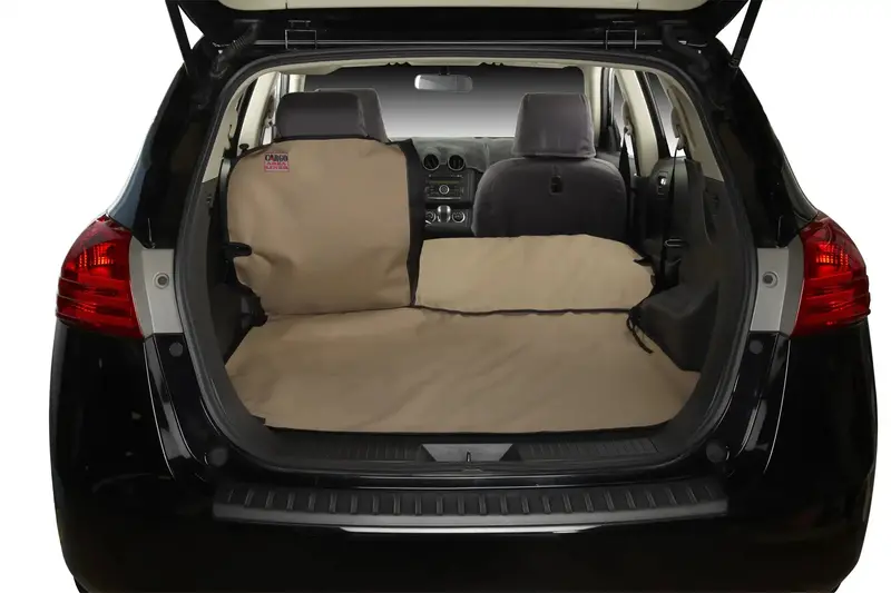 Custom Cargo Area Liner – Tan-Colored, Vehicle-Specific Protection For Rear Storage Compartments 1