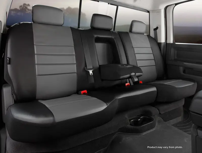 Fia Sl62-55 Gray Leatherlite Rear Seat Covers – Custom-Fit Simulated Leather For Sl60 Series 1