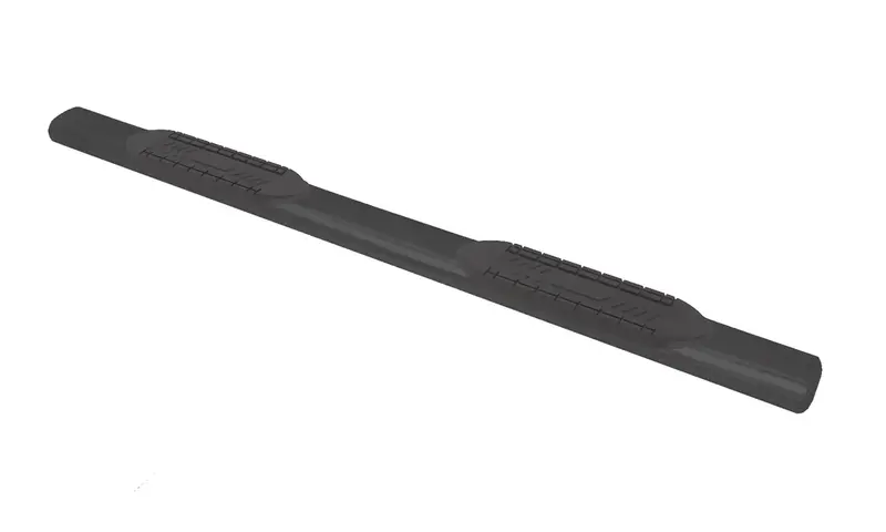 Lund 22268775 6-Inch Oval Straight Nerf Bars – 87-Inch Black Step Rails With Mounting Brackets 1
