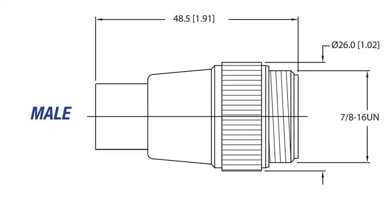 Maretron Tr-Nm Mini Male Termination Resistor For Nmea 2000 Networks 1