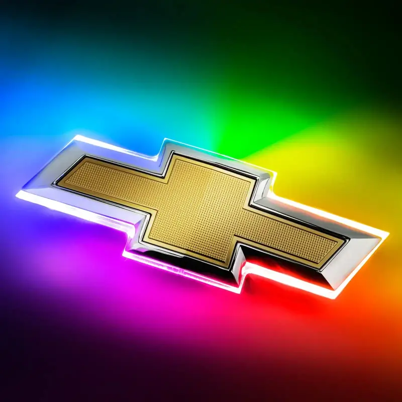 Oracle Lighting 3460-333 Colorshift Led Rear Bowtie Emblem – Fully Customizable Rgb Illumination 1