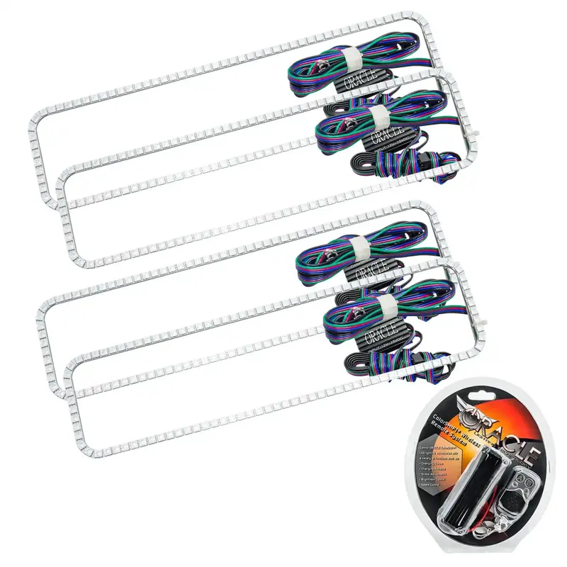 Oracle Lighting Colorshift Dual Halo Headlight Ring Kit – Model 2286-330 1