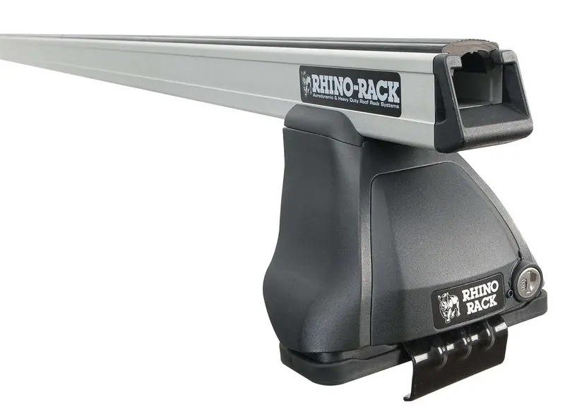 Rhino-Rack Ja5519 Heavy-Duty Roof Rack – 2-Bar Silver System, 2500 Lb Load Rating 1