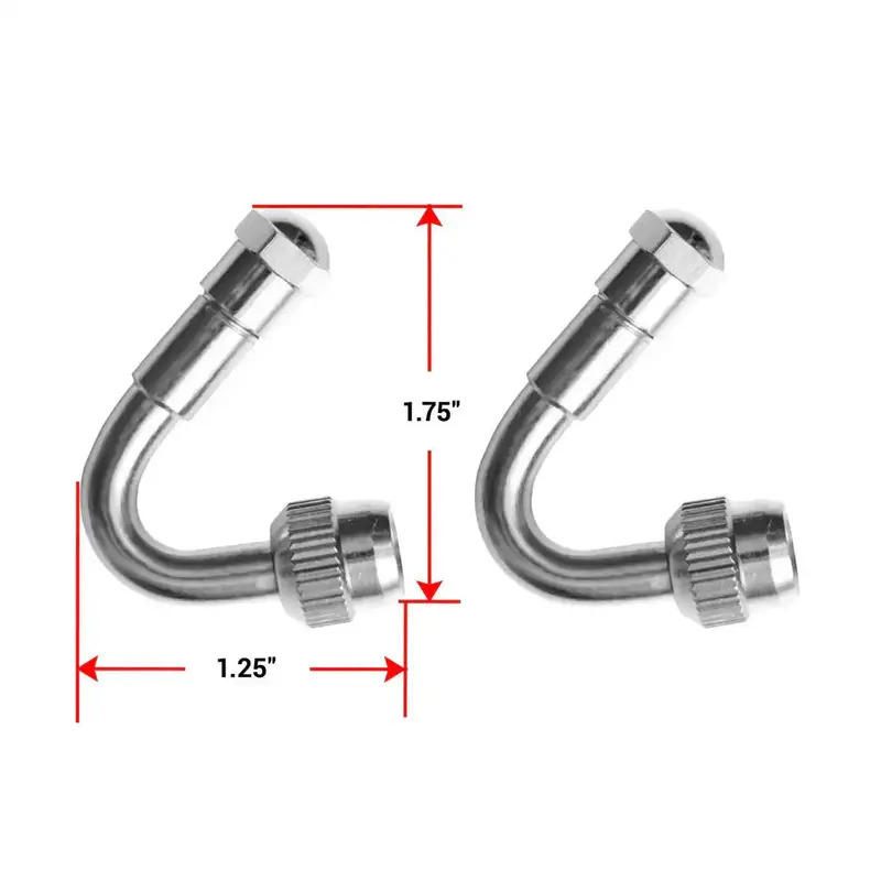 Two-Piece 135-Degree Valve Extension Kit For Engine Applications 1