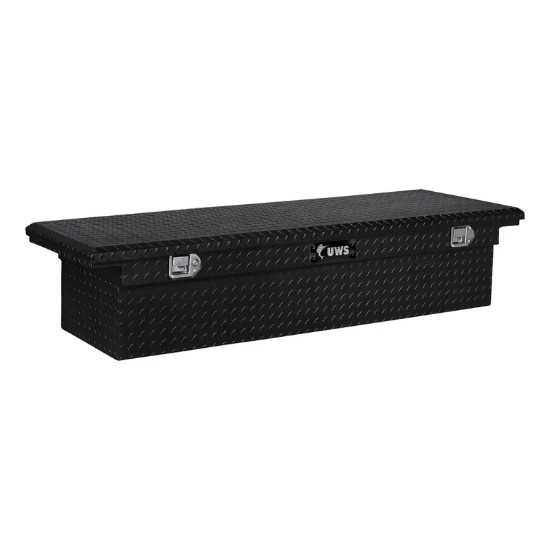 Uws Ec10402 Gloss Black Aluminum Truck Tool Box – Low-Profile 66" Design 1