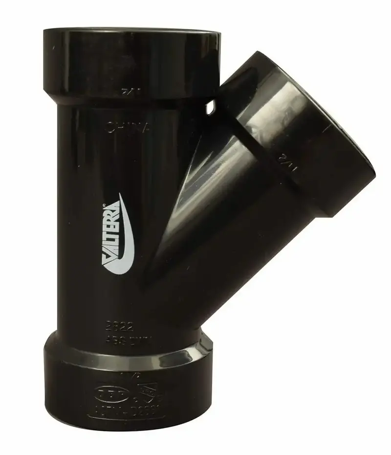 Wye 1.5-Inch Hub Dwv Fitting — Drain-Waste-Vent Pipe Component 1